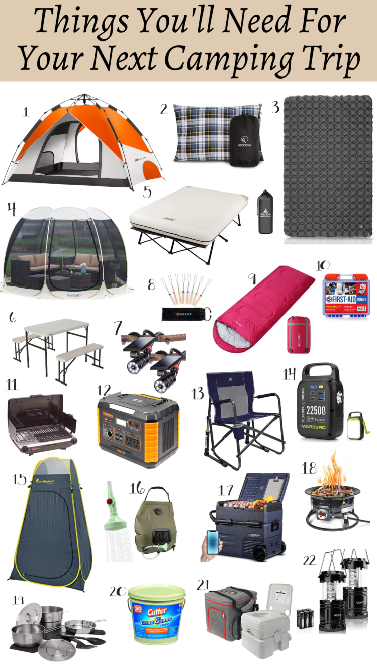Things You'll Need For Your Next Camping Trip - On Penny Road